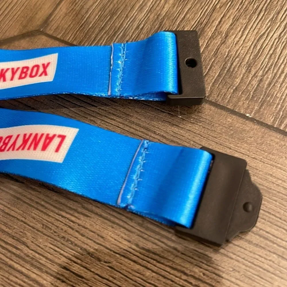 LankyBox Sticky & Canny With Charm Card Character Happy Friends Lanyard